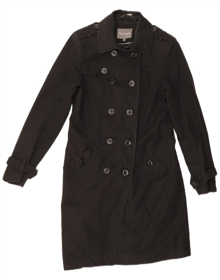 Phase Eight - Gabardina militar para mujer (talla 40), color negro