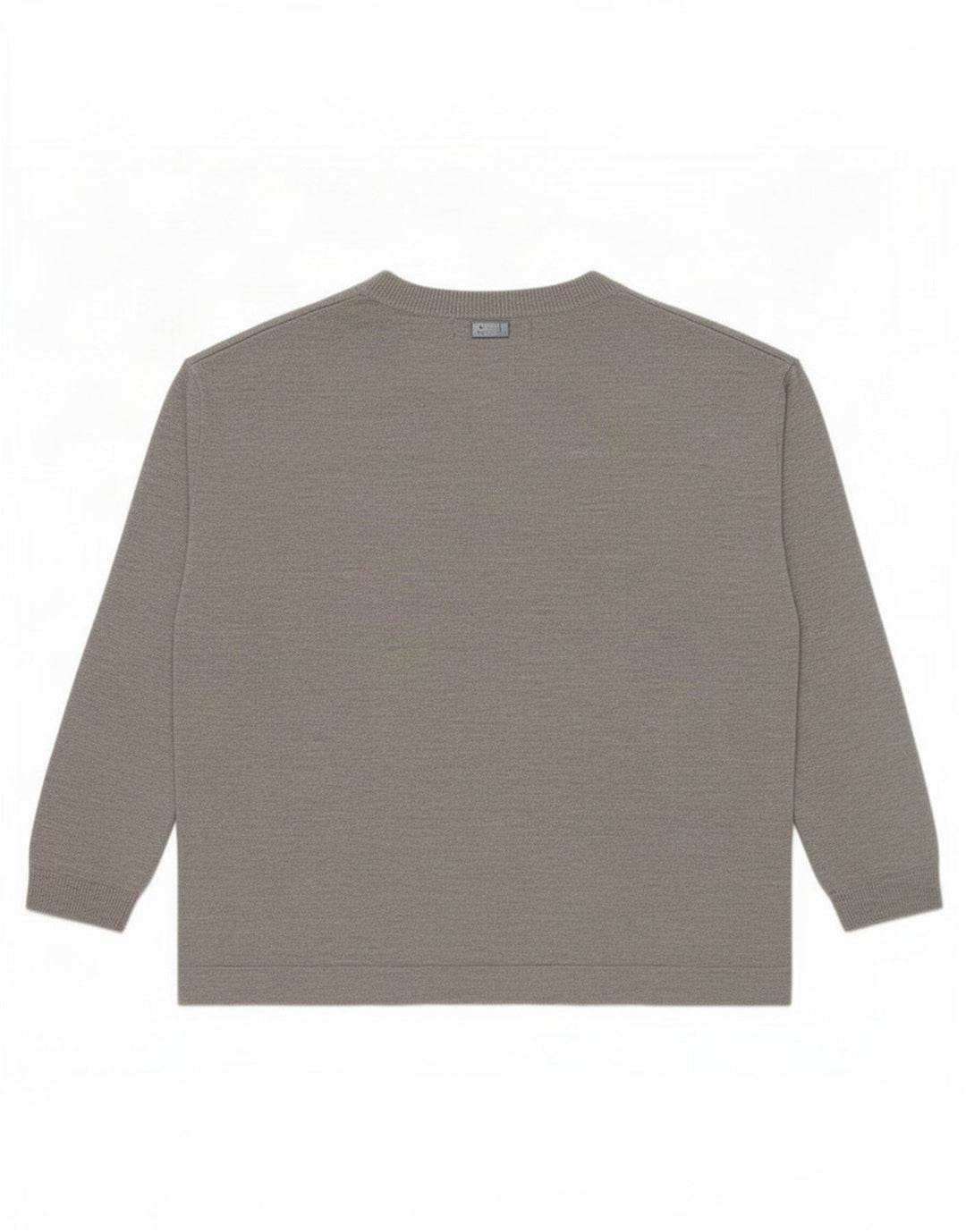 Marks & Spencer Suéter tipo jersey de gran tamaño con cuello en V para mujer UK 10 Small Grey