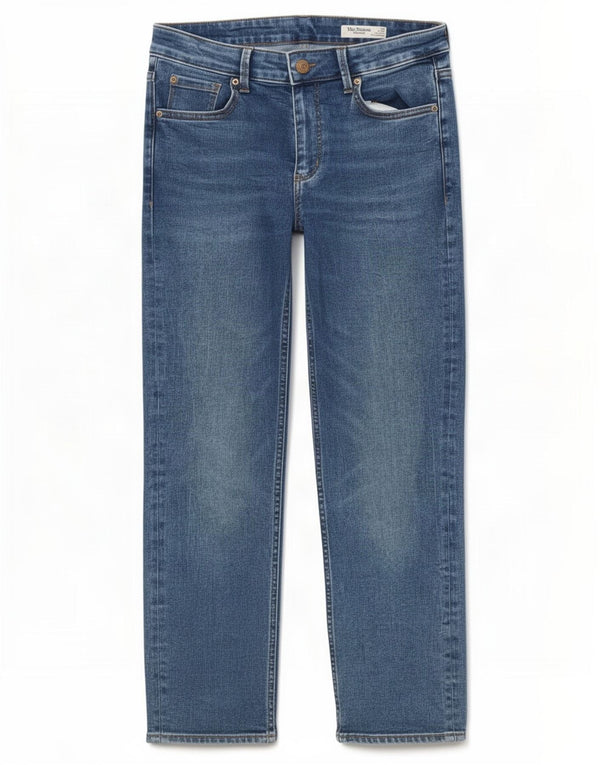 Marks & Spencer Jeans rectos The Sienna para mujer UK 12 Medium W30 L25 Azul