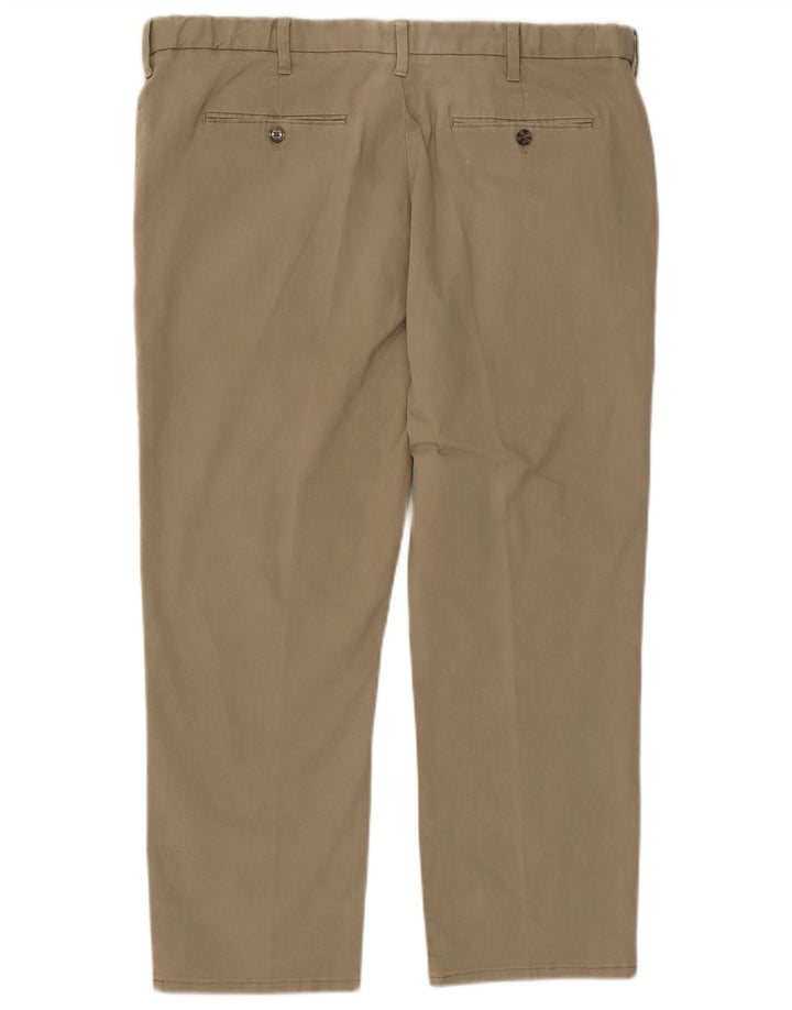 Marks & Spencer Pantalón chino regular para hombre W40 L29 Algodón beige