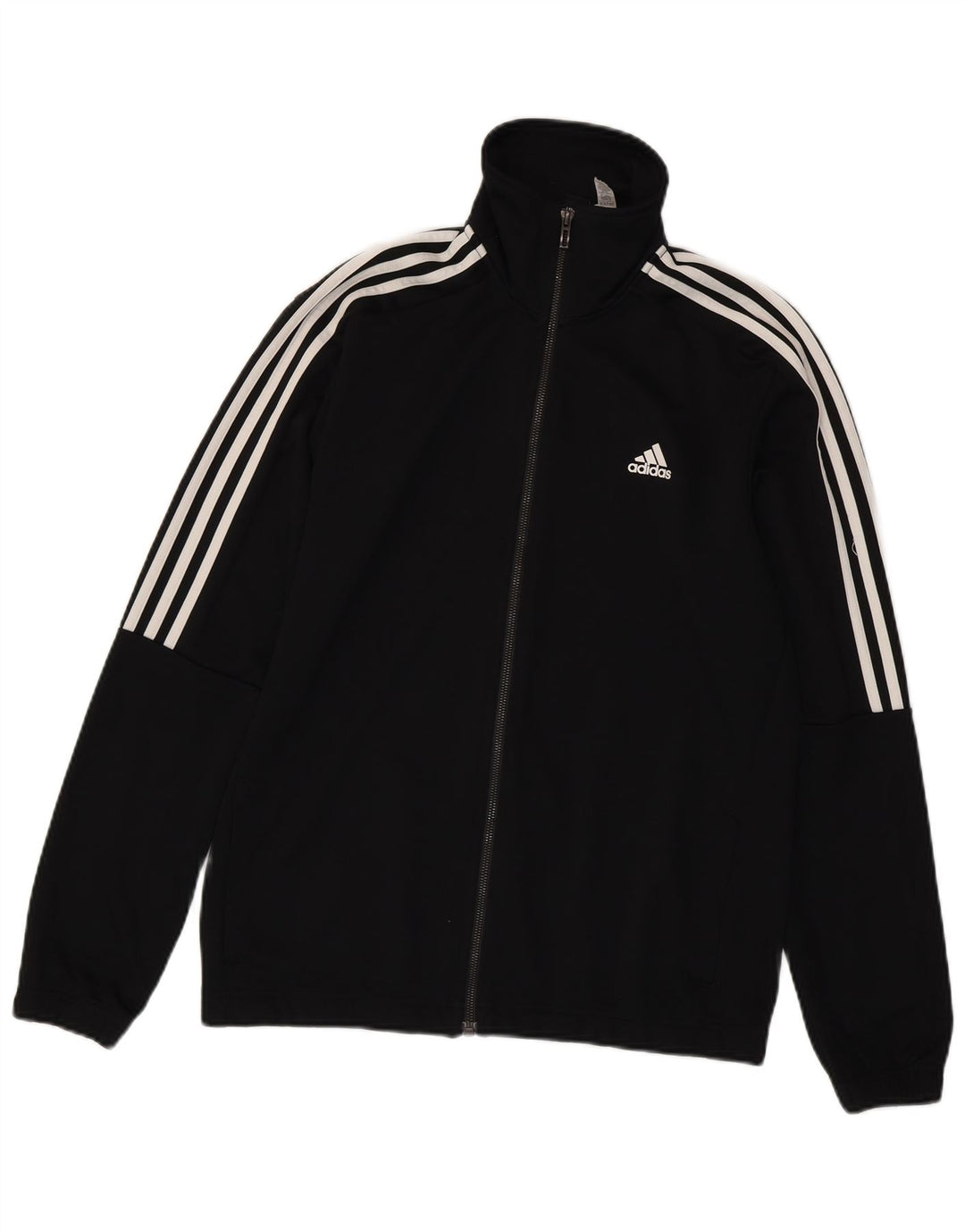ADIDAS Chaqueta de chándal para hombre UK 42/44 Grande Poliéster negro