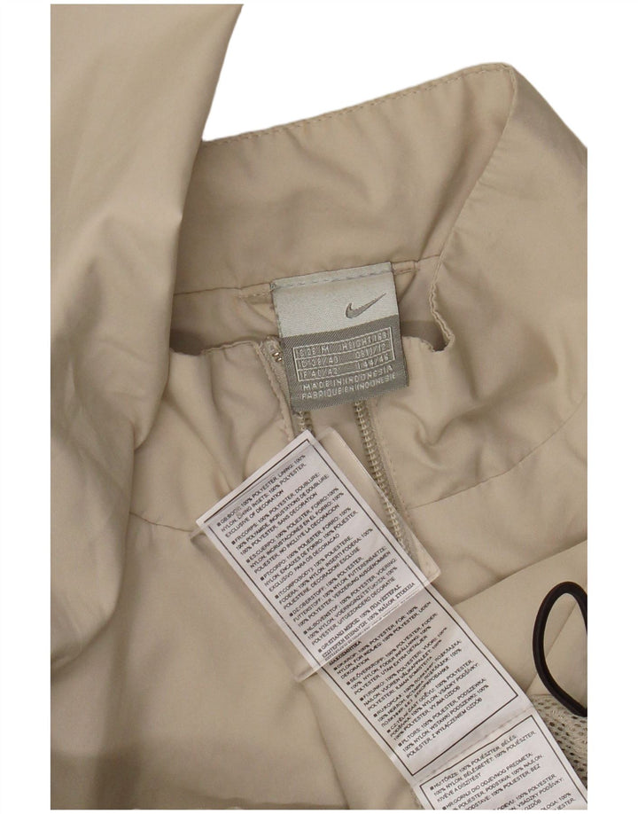 Nike Chaqueta de chándal para mujer UK 10/12 Medium Beige Colorblock