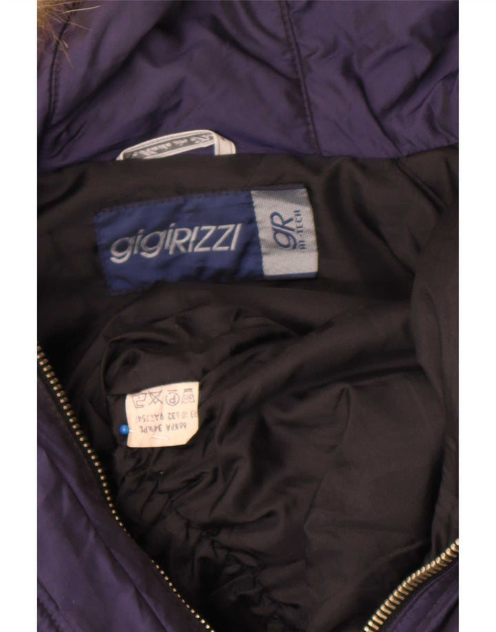 Gigi Rizzi Chaqueta cortavientos para mujer IT 42 Medium Azul marino Colorblock
