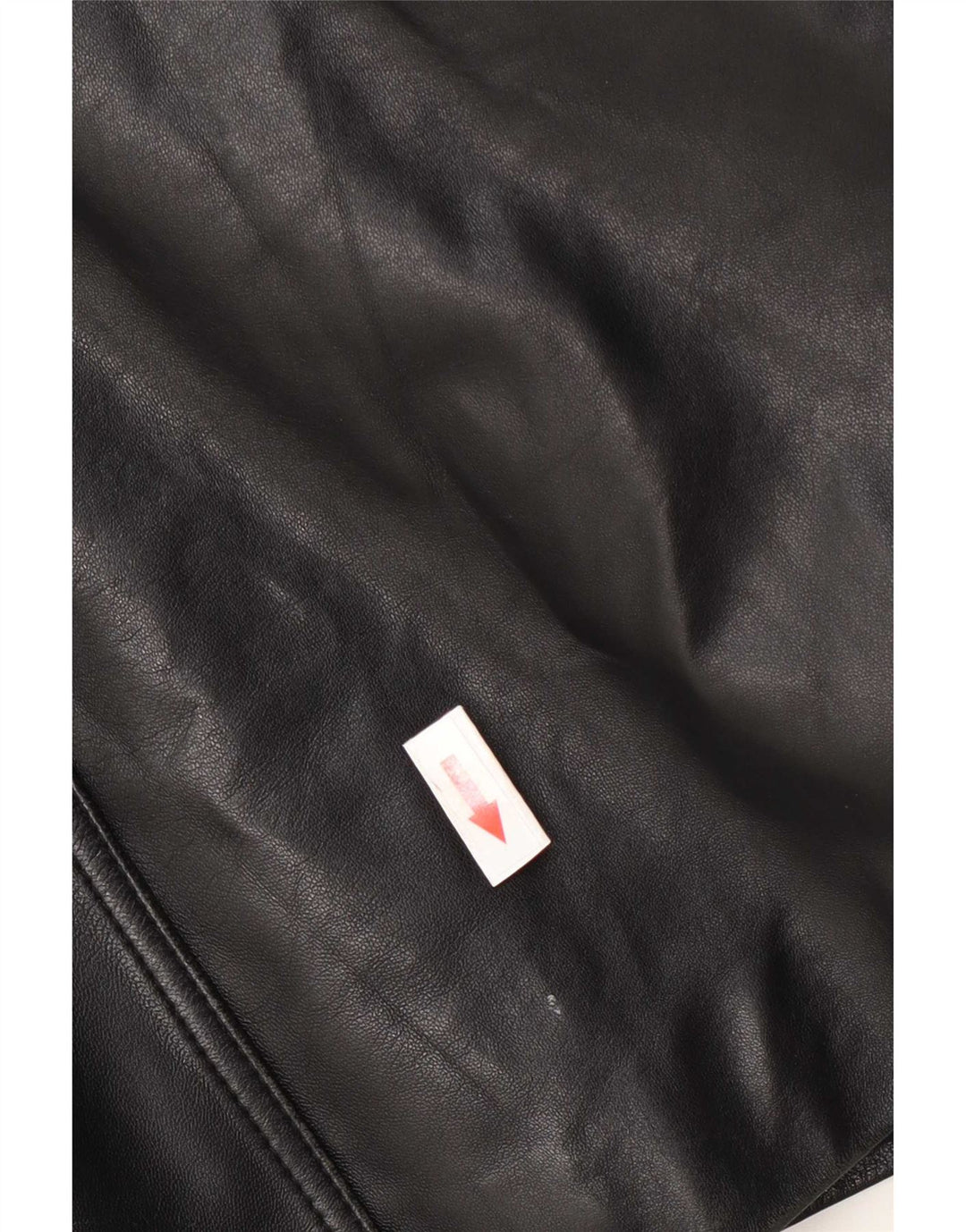 Diletta Lelli Abrigo de cuero para mujer IT 46 Grande Negro