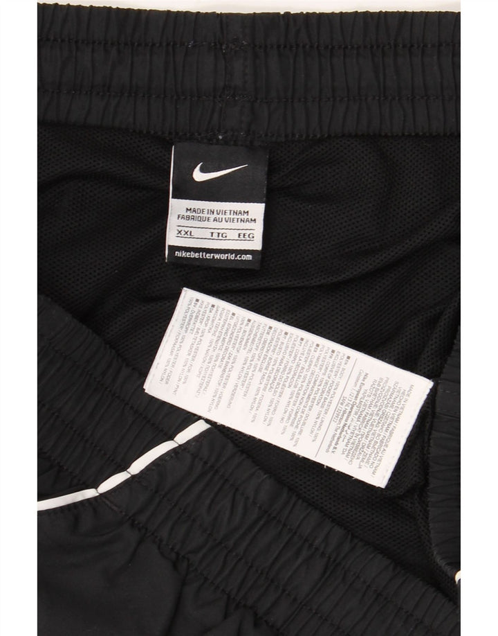 Nike - Pantalones cortos deportivos para hombre, talla 2XL, poliéster negro
