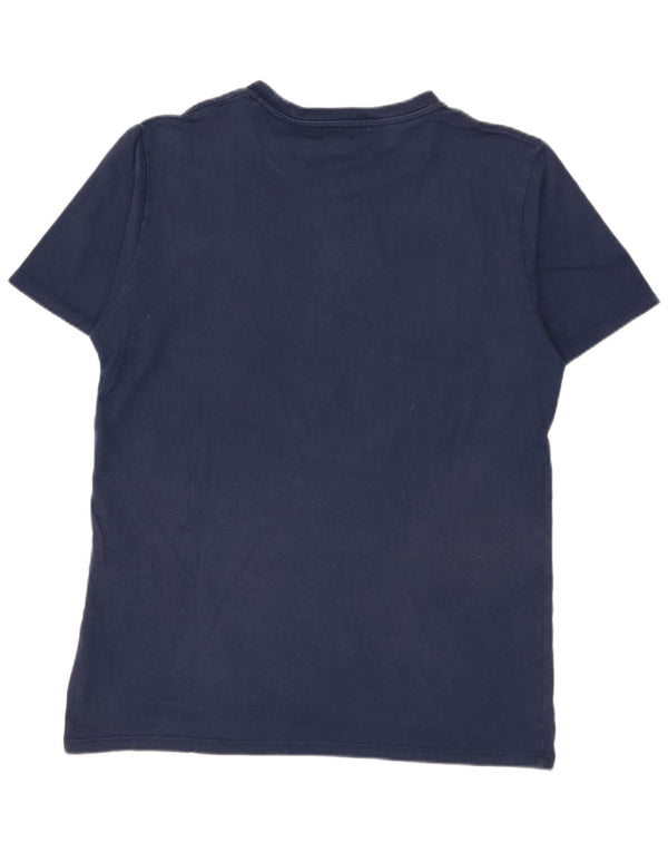 LEVI'S Camiseta gráfica para hombre Top Small Azul marino Algodón