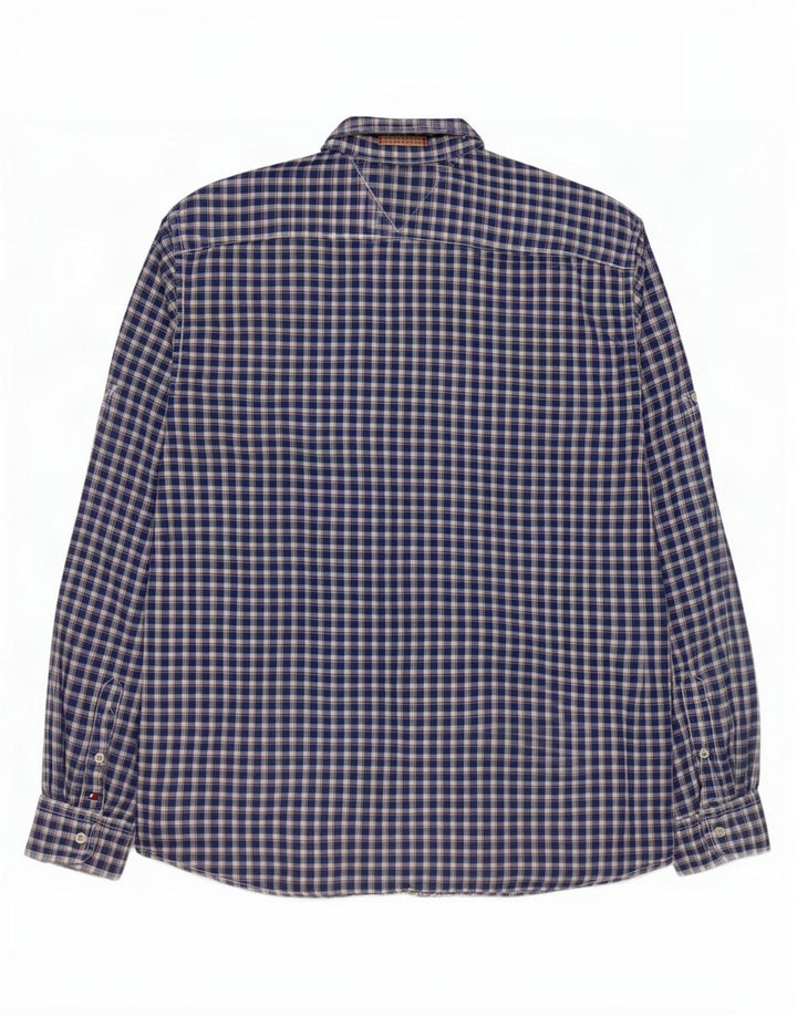 Camisa Tommy Hilfiger Hombre Vintage Fit XL Azul Vichy