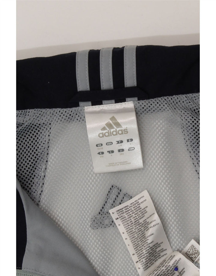 Adidas Chaqueta de chándal para hombre UK 46/48 XL Gris Colorblock Poliéster