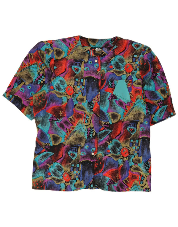 Blusa tipo camisa con estampado abstracto para mujer Golden Gate IT 44 Medium Multicolor