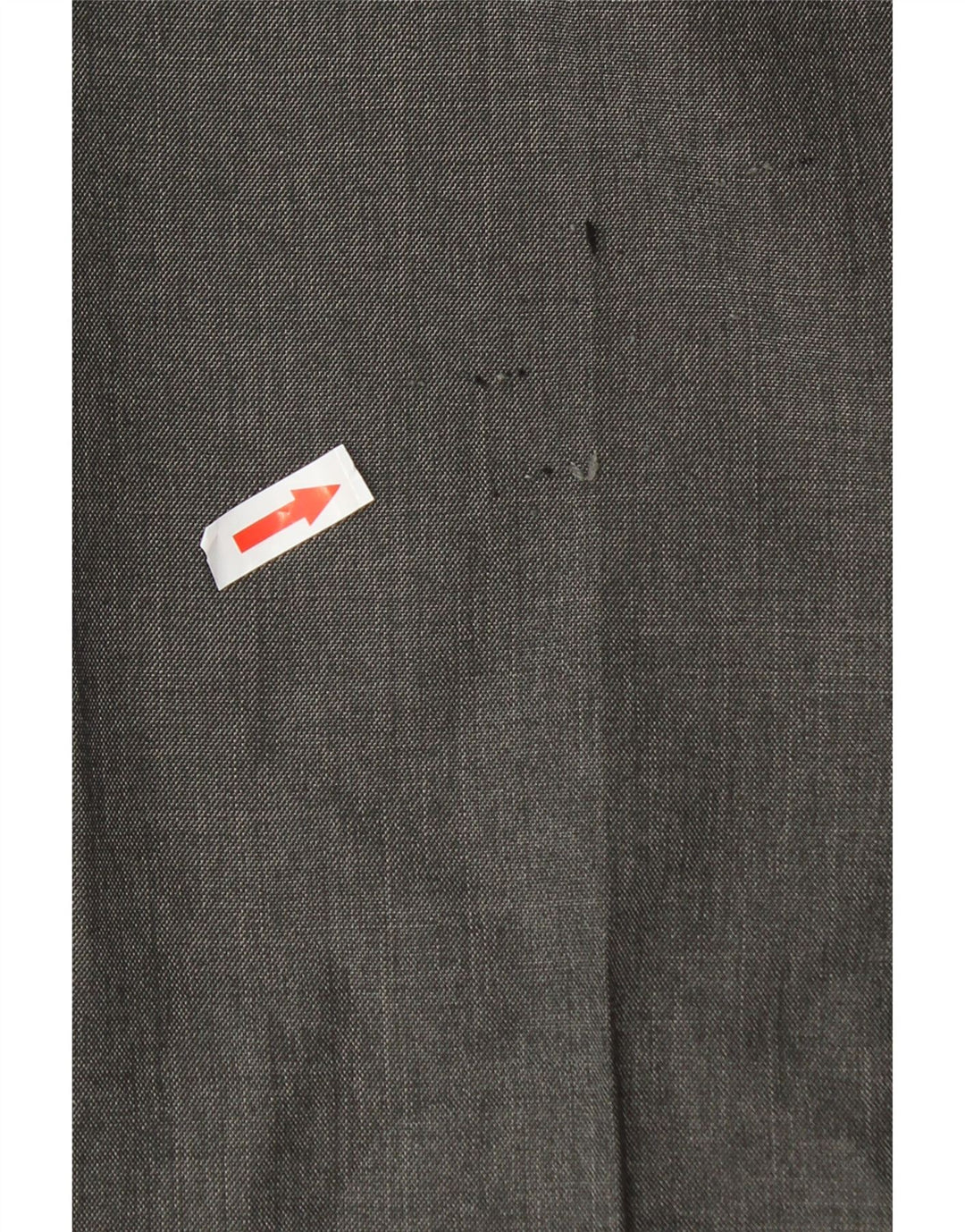 Marks & Spencer Pantalón de traje de corte regular para hombre W38 L29 Poliéster gris