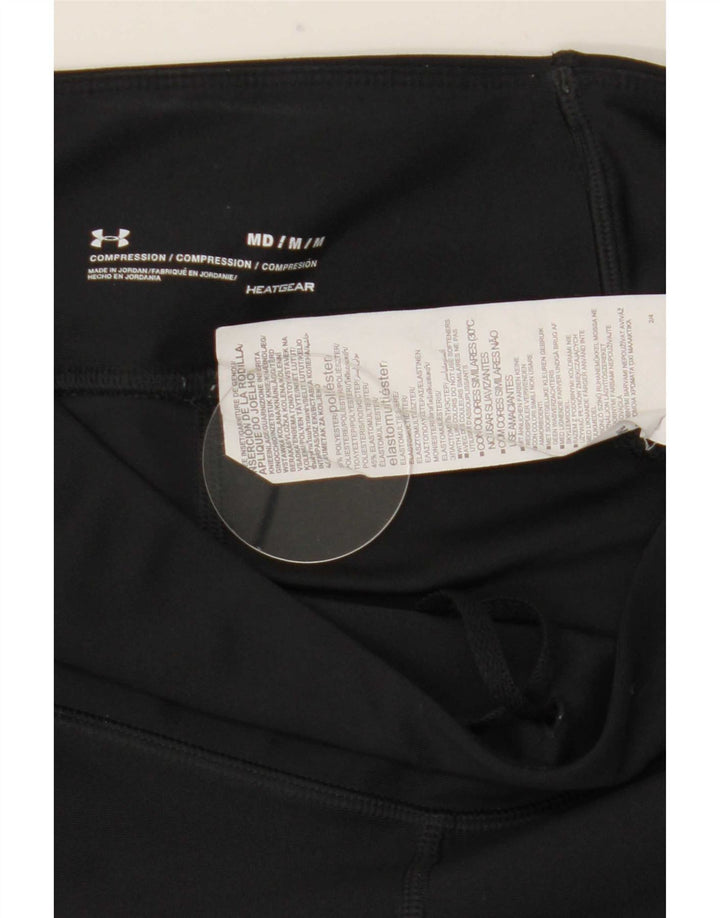 Under Armour Leggings Heat Gear para mujer UK 12 Mediano Negro Poliéster