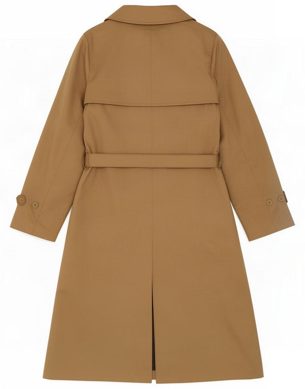 Gabardina vintage para mujer IT 42 Algodón beige medio