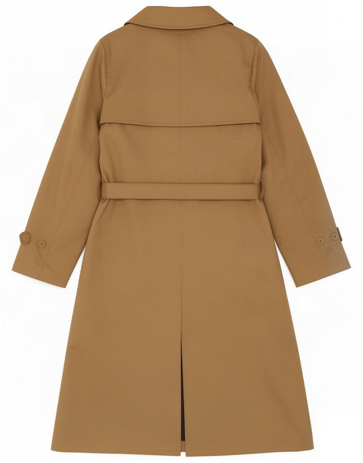 Gabardina vintage para mujer IT 42 Algodón beige medio