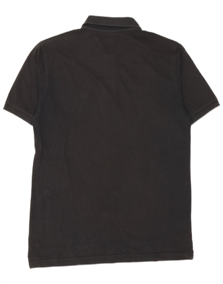 Kappa Polo Hombre Medium Negro Algodón
