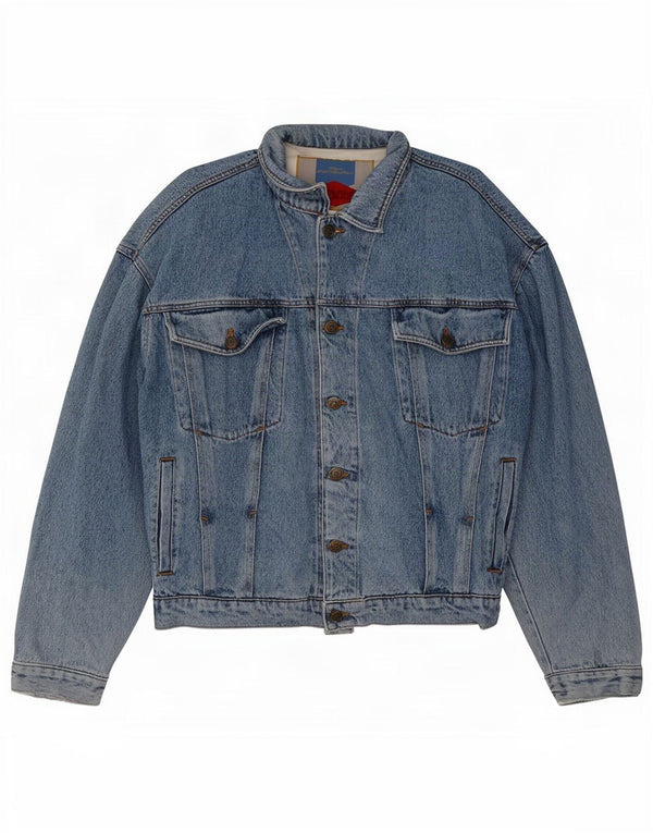 POP 84 Chaqueta vaquera para hombre UK 40 Large Azul