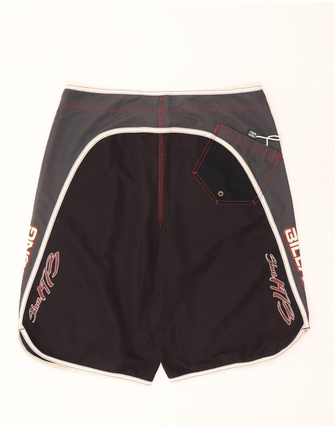 Billabong Shorts De Baño Gráficos Para Hombre Poliéster Color Block Negro Grande