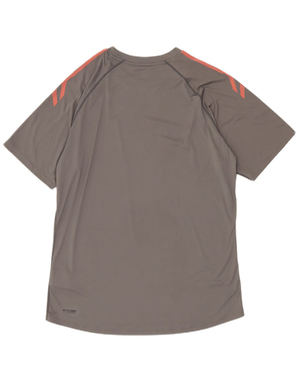 Asics Camiseta Gráfica Hombre Top XL Gris Poliéster Deportes