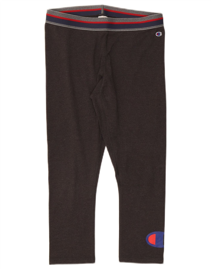 Champion Leggings Capri Gráficos para Mujer Reino Unido 12 Algodón Marrón Medio