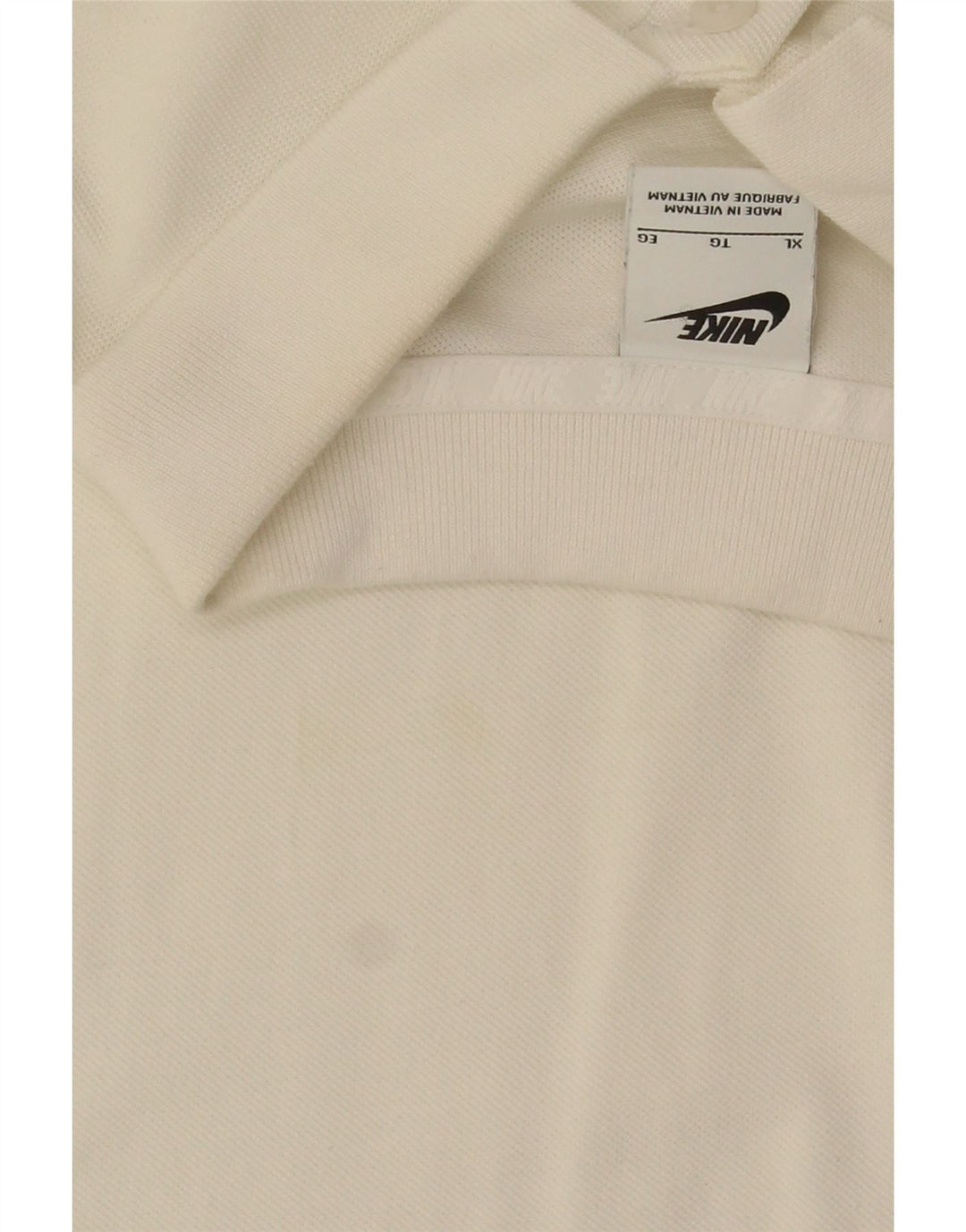 Nike Polo Hombre XL Blanco Algodón