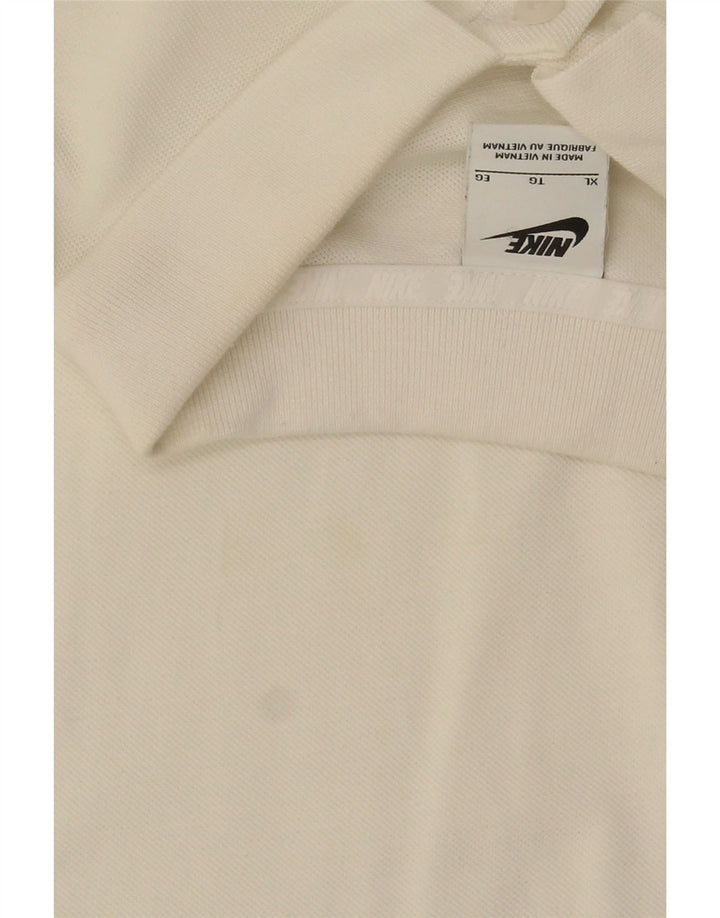 Nike Polo Hombre XL Blanco Algodón