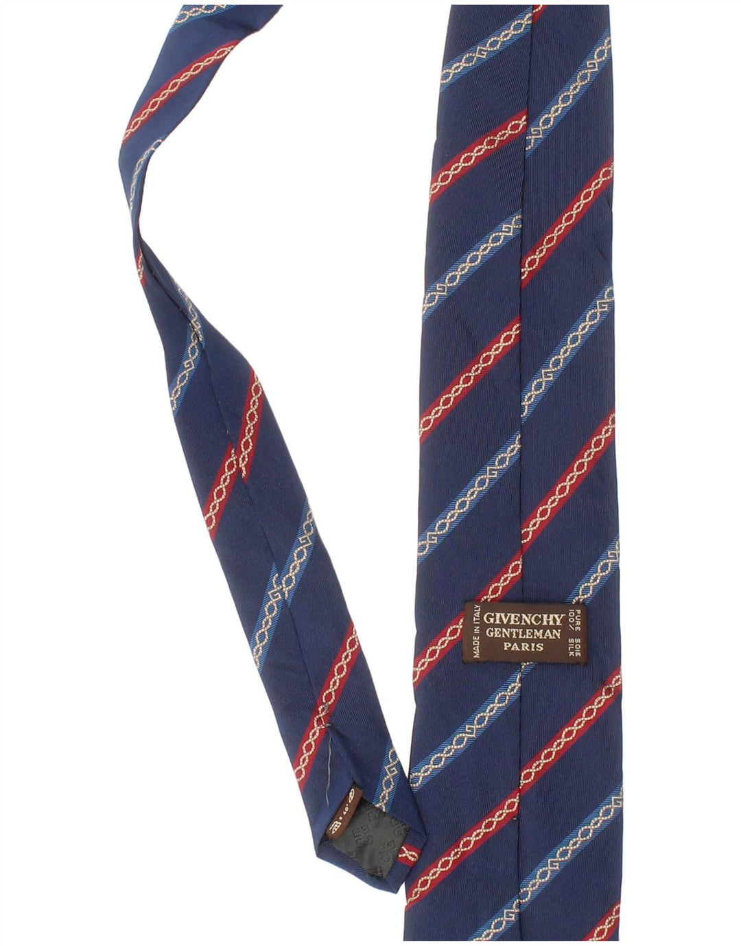 Corbata Givenchy Para Hombre Talla Única Clásica De Seda A Rayas Azul