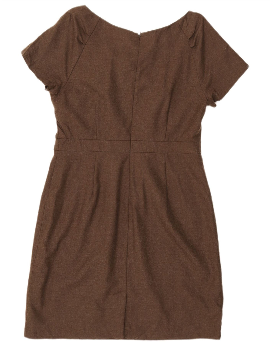 J. CREW Vestido tubo para mujer US 12 Grande Lana marrón