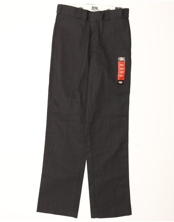 Dickies Mens 874 pantalones chinos rectos de corte original W32 L34 Negro