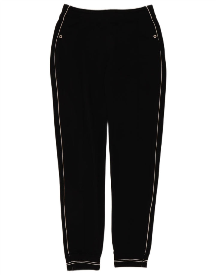 Champion Mujer Chándal Pantalones Joggers UK 10 Small Negro Poliéster