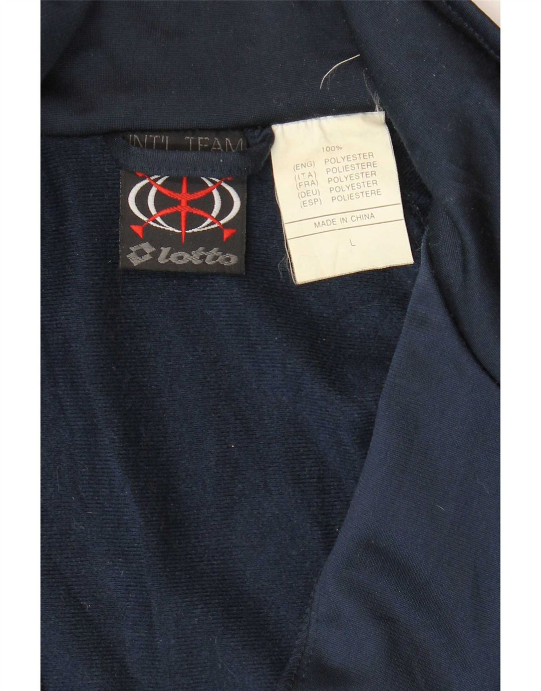 Lotto Mens Graphic Chándal Top Chaqueta Grande Azul Marino Colorblock
