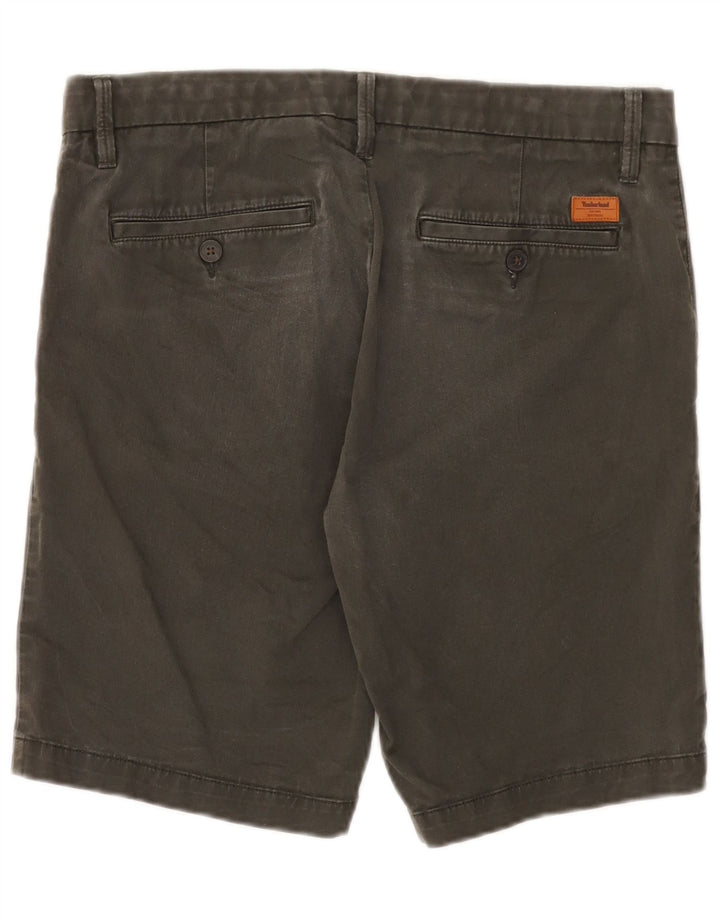 Timberland Pantalones cortos chinos para hombre W32 Algodón gris medio