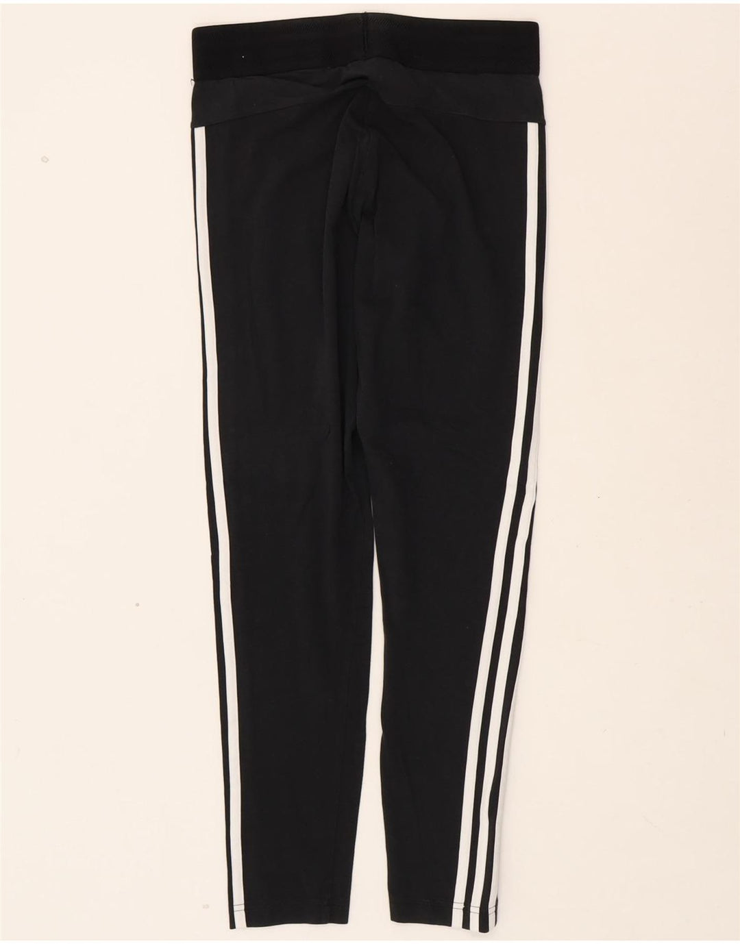 ADIDAS Womens Leggings UK 8 Small  Black Vintage Adidas and Second-Hand Adidas from Messina Hembry 
