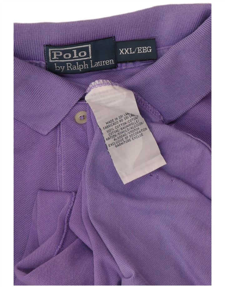 POLO RALPH LAUREN Polo para hombre 2XL Algodón morado
