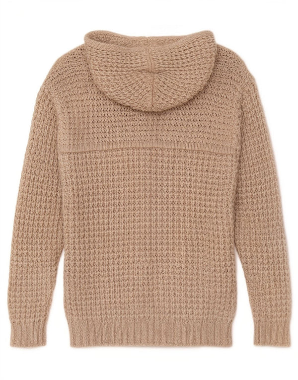 Rifle Cárdigan con capucha para hombre XL Acrílico beige