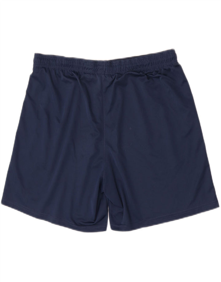 Nike - Pantalones cortos deportivos Dri Fit para hombre, talla grande, poliéster, color azul marino