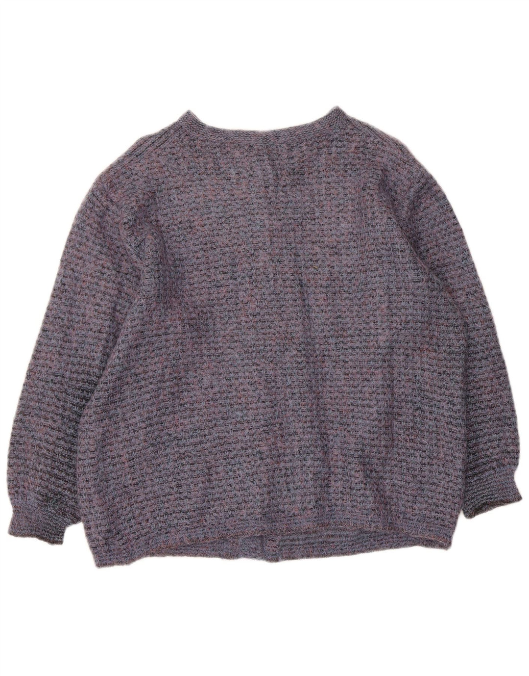 Vintage mujer Cardigan suéter Reino Unido 16 azul grande