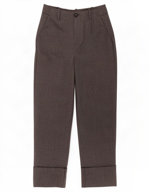 Zara Mujer Pantalones Casuales De Cintura Alta EU 36 XS W26 L27 Poliéster Gris