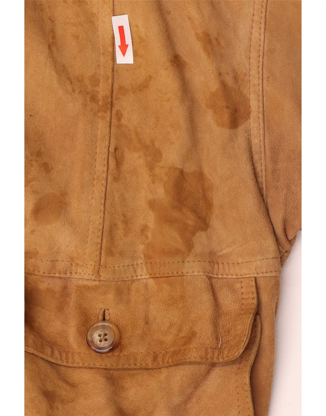 Vintage hombres ante bomber chaqueta IT 54 2XL marrón retro