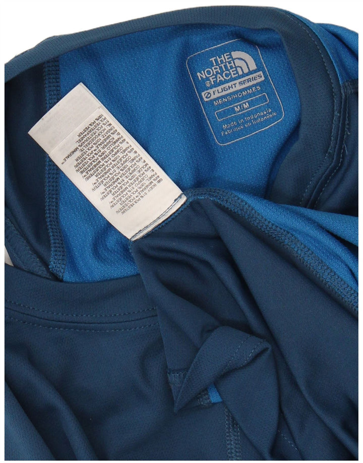 THE NORTH FACE Mens Vest Top Medium Blue Colourblock Polyester