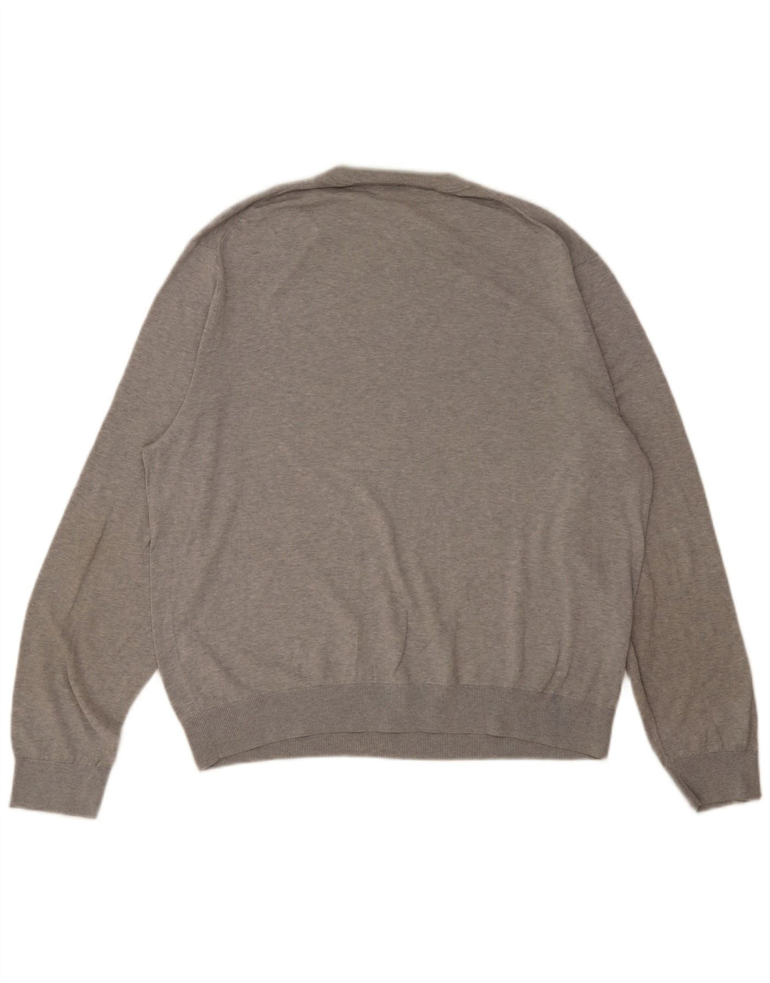 Paul Smith Jersey de cuello redondo para hombre, talla 2XL, algodón gris