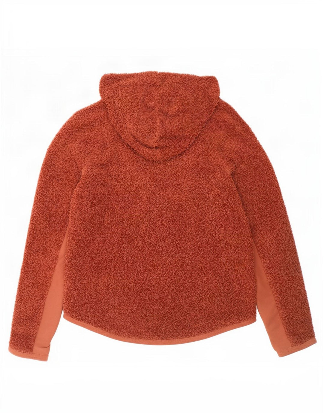 Nike - Jersey de forro polar con capucha para mujer, talla pequeña, color marrón, poliéster