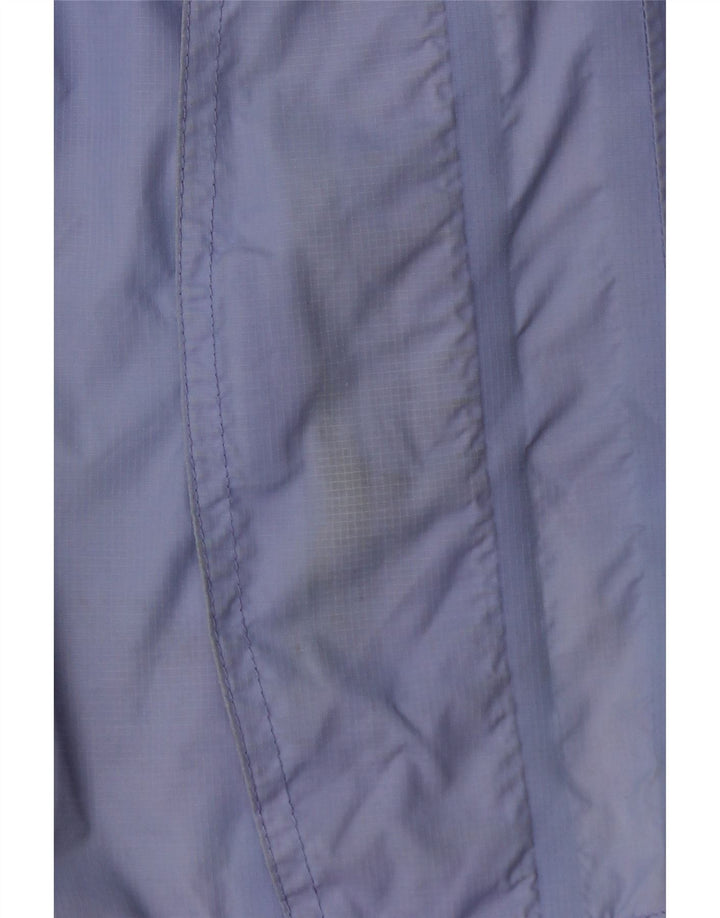 Berghaus Chaqueta impermeable con capucha de gran tamaño para mujer UK 42 Medium Purple Nylon