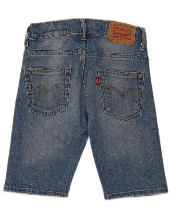 Levi's 511 Shorts vaqueros ajustados para niños 9-10 años W24 Algodón azul