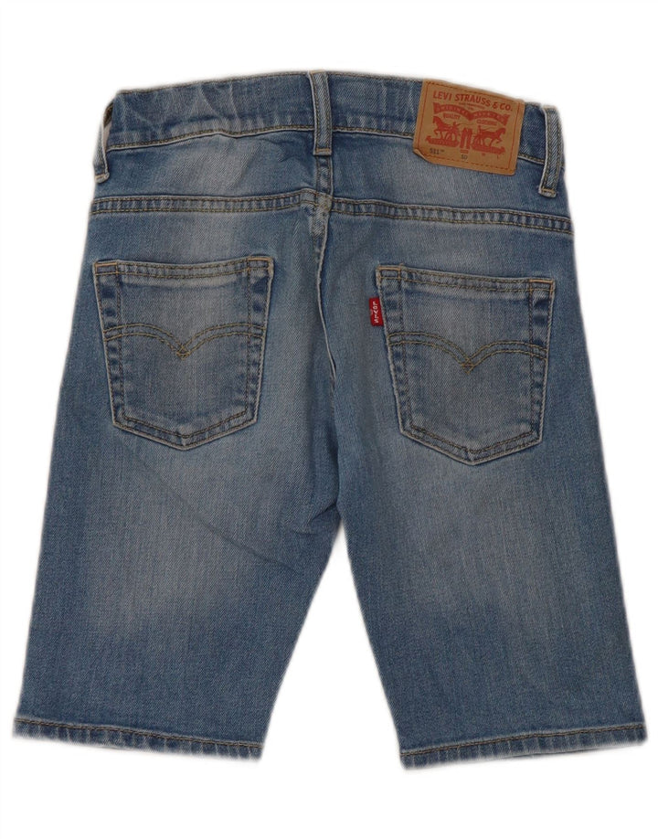 Levi's 511 Shorts vaqueros ajustados para niños 9-10 años W24 Algodón azul