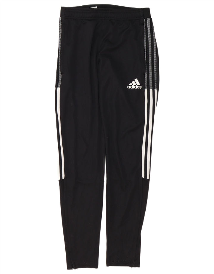 Adidas Mujer Aeroready Chándal Pantalones UK 8 Pequeño Poliéster Negro