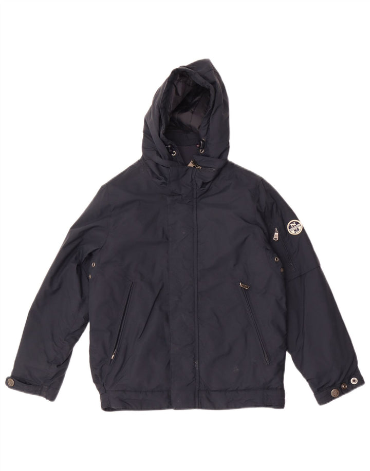 North Sails Chaqueta acolchada con capucha para niño 5-6 años Azul marino Poliacrílico