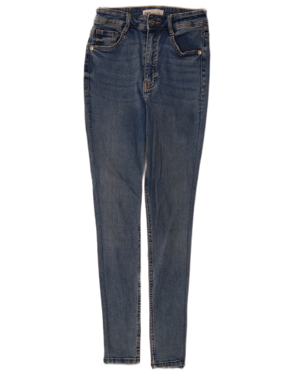 Zara Vaqueros Pitillo Mujer EU 34 2XS W24 L28 Azul