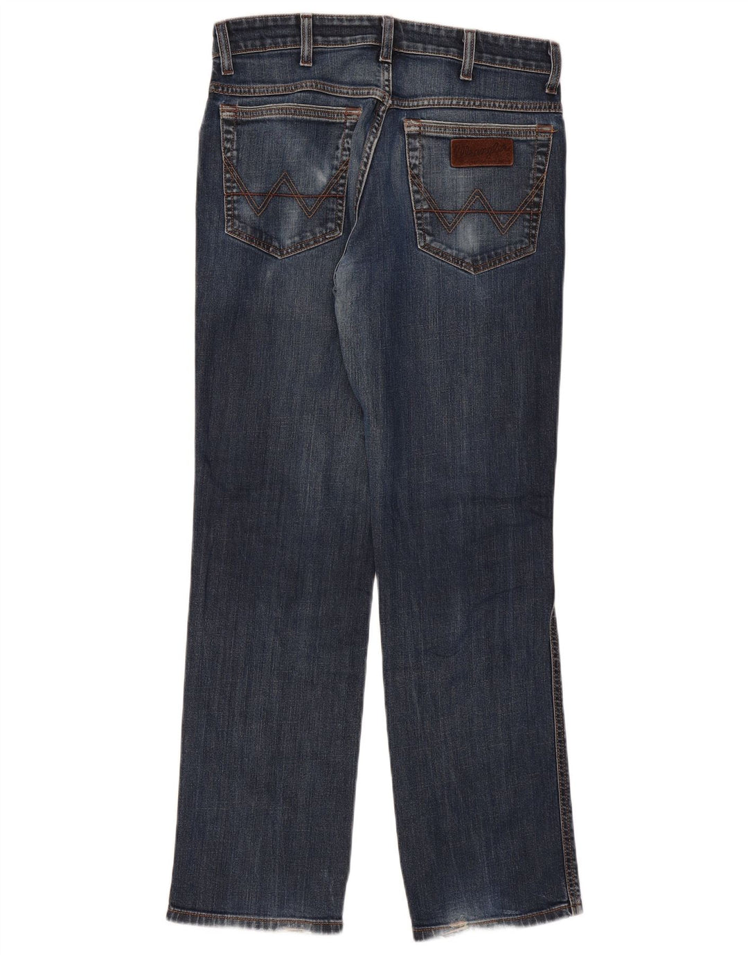 Wrangler Vaqueros Rectos Texas Stretch Mujer W33 L32 Algodón Azul