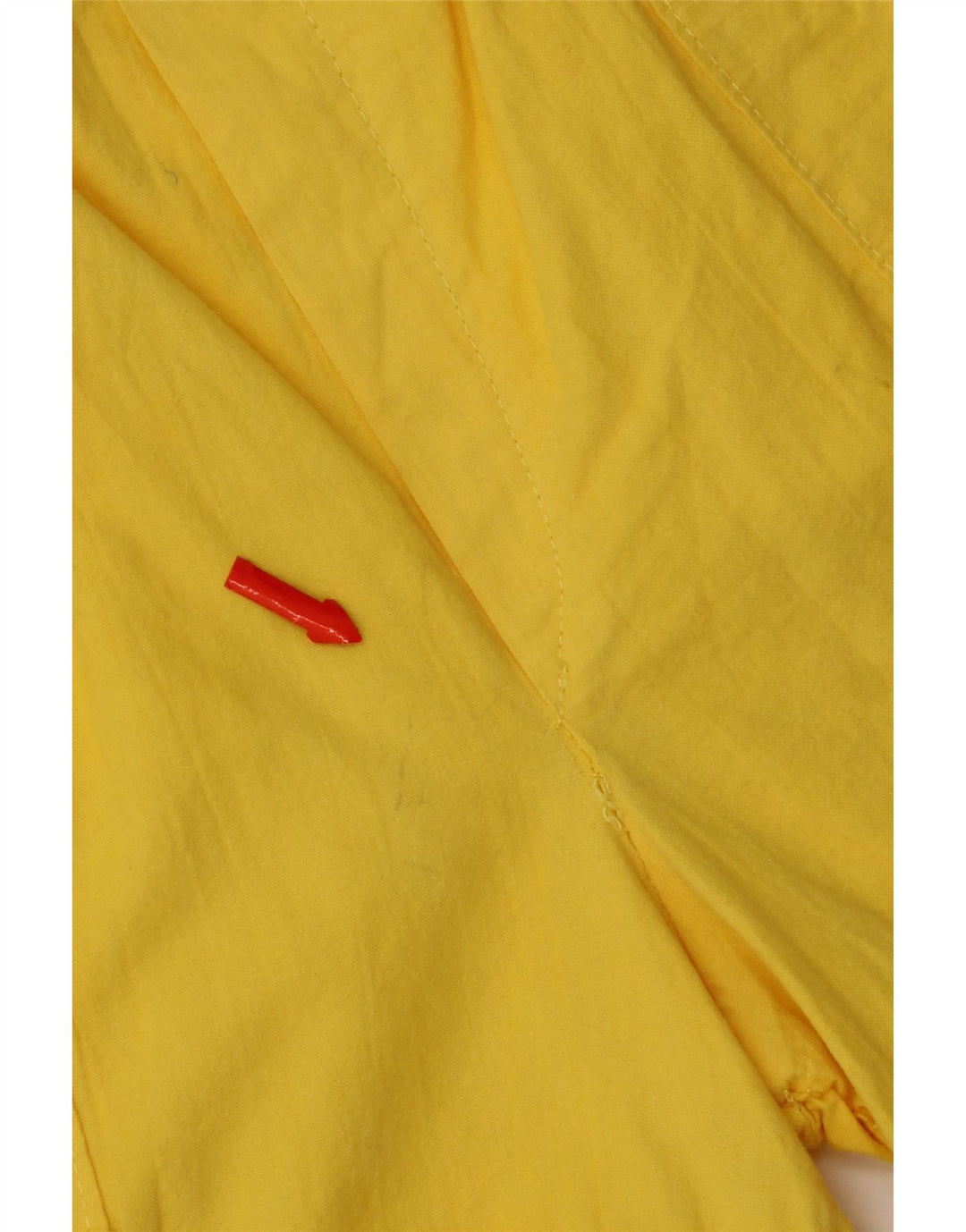 Pantalones cortos cargo vintage para mujer W28 amarillo medio