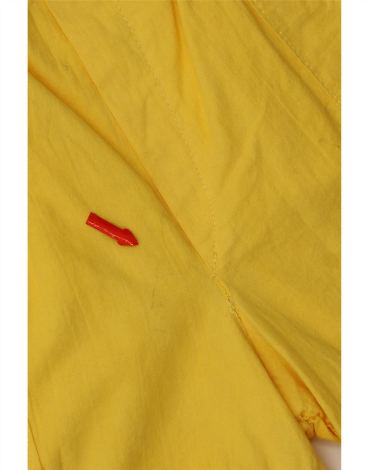 Pantalones cortos cargo vintage para mujer W28 amarillo medio