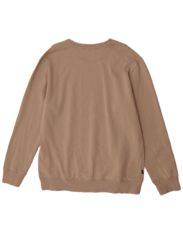 Timberland Hombre Graphic Regular Fit Sudadera Jumper XL Algodón Beige